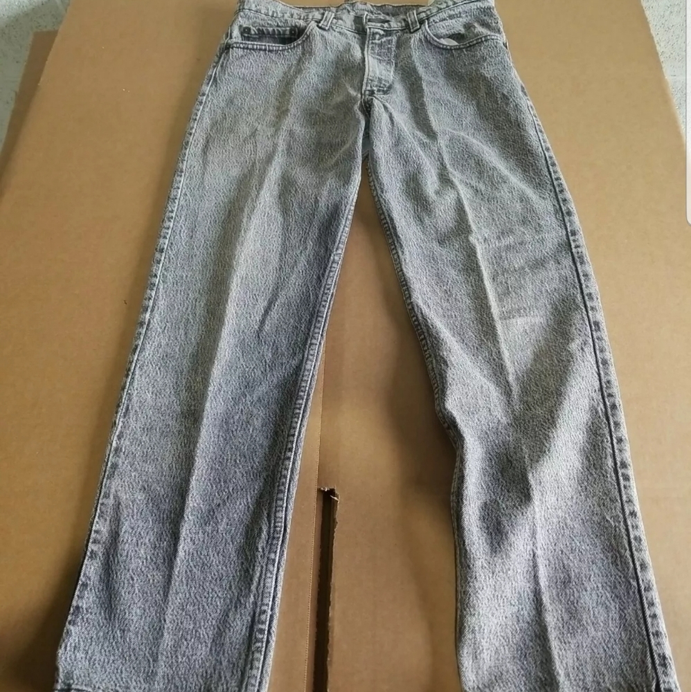 VTG RARE❗❗❗ 1989 Levis 506 Black Acid Wash Jeans Red Tag Size 34 X 30 USA MADE❗❗